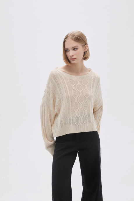 Sweater Viento Crudo / Natural