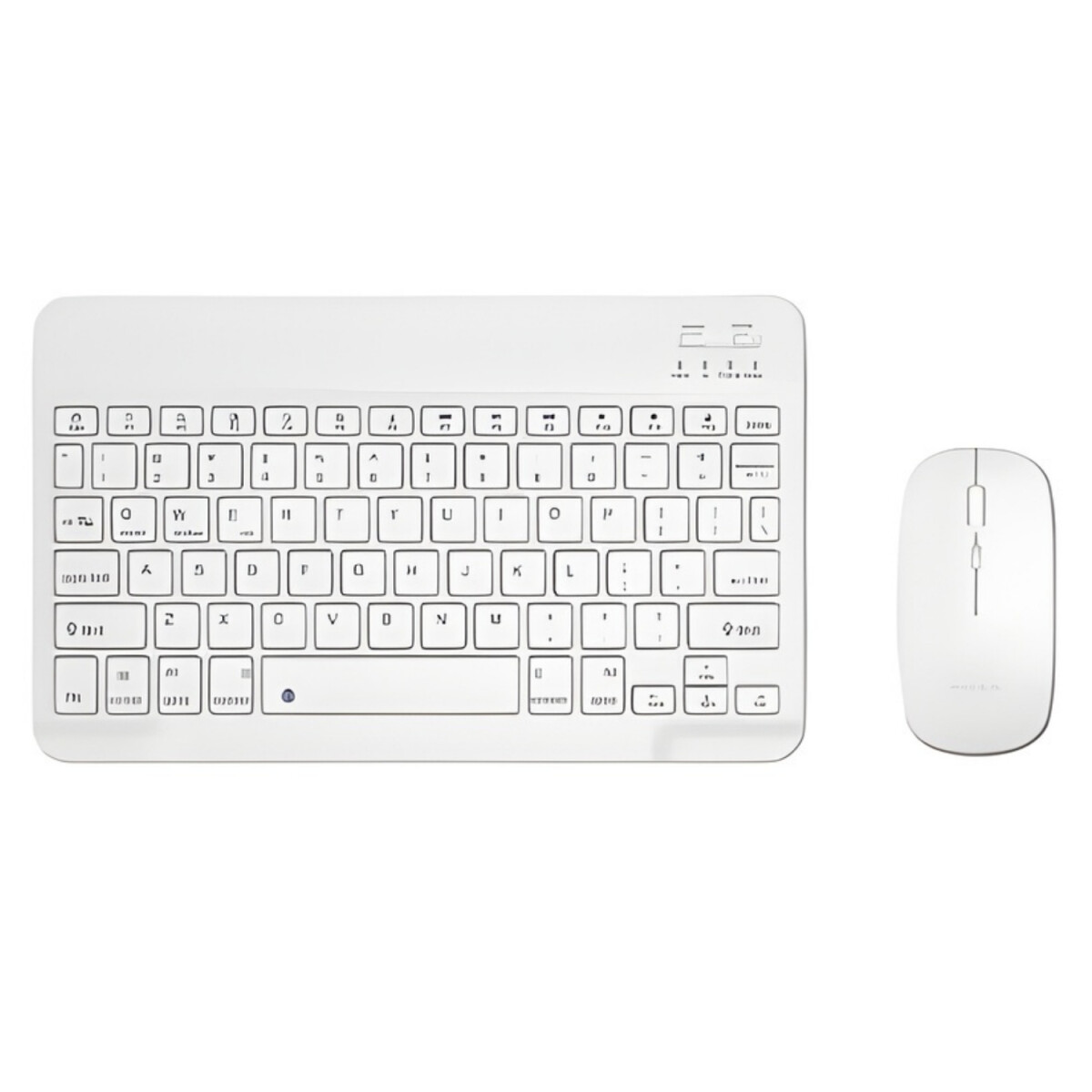 Kit de Teclado y Mouse Inalámbrico Bluetooth - Blanco 