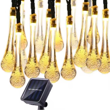 Guía de Luces Led Solar Gotas Neutra USB 3M 20 Luces 001