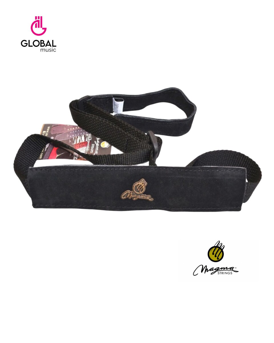 Correa Ukelele Magma Polipropileno Negro Puntera 07mpu01 