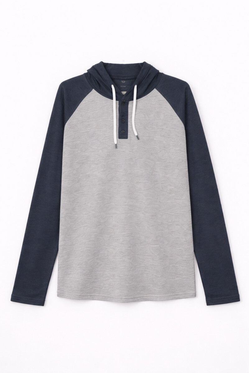 REMERA TANO - GRIS MELANGE M 