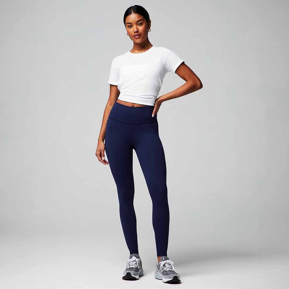 Lenggin Define High-Waisted Mujer Deep Navy