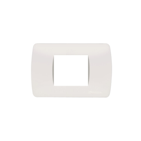 Plaqueta p/1 módulo doble blanco - Loft C56947