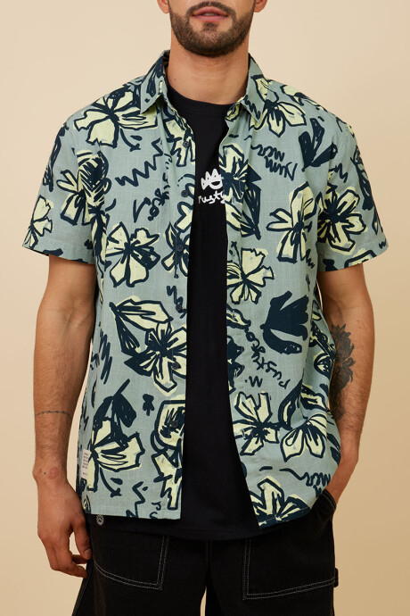 CAMISA JOLT RUSTY Verde