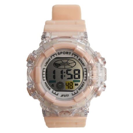 Reloj Deportivo de Pulsera Waterproof Pantalla Luz p/ Mujer Rosa