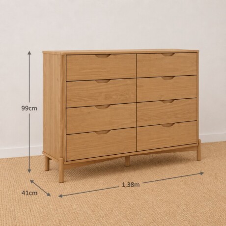 Cómoda Nest 8 Cajones Tauri U