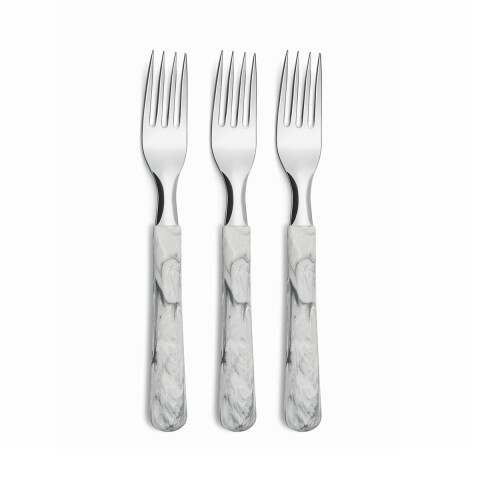 Set X3 Tenedores Elementos de Simonaggio BLANCO