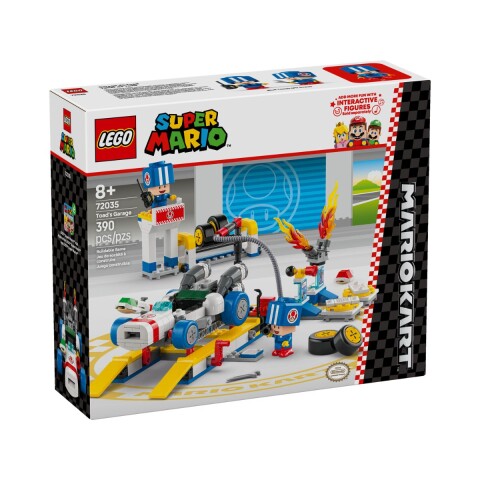 Lego Super Mario: Mario Kart Garaje de Toad 390 Pcs 8+ Lego Super Mario: Mario Kart Garaje de Toad 390 Pcs 8+