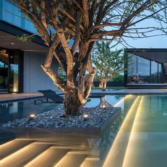 Cinta tira LED COB sumergible 5mt 24V 29W cálida ZU0722