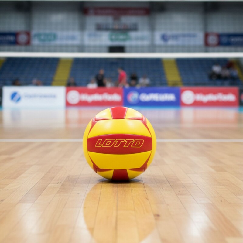 Pelota Lotto Volley Size 5 Rojo-Amarillo