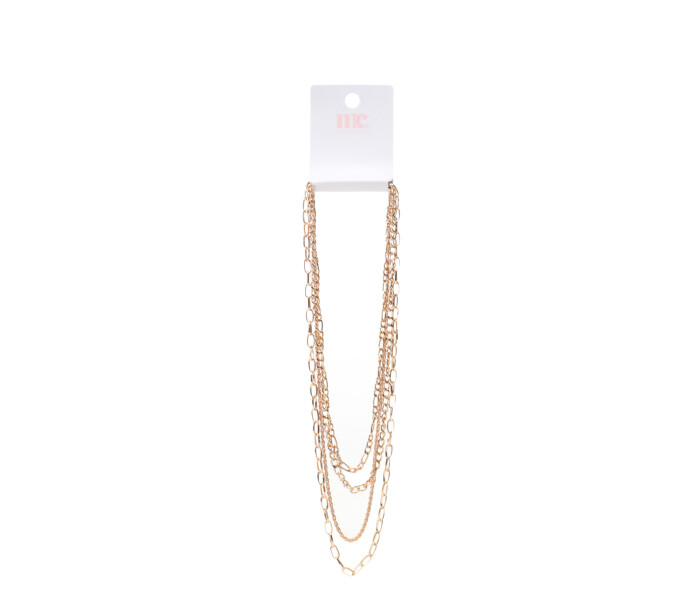 Collar de Mujer Miss Carol mutliples cadenas Dorado