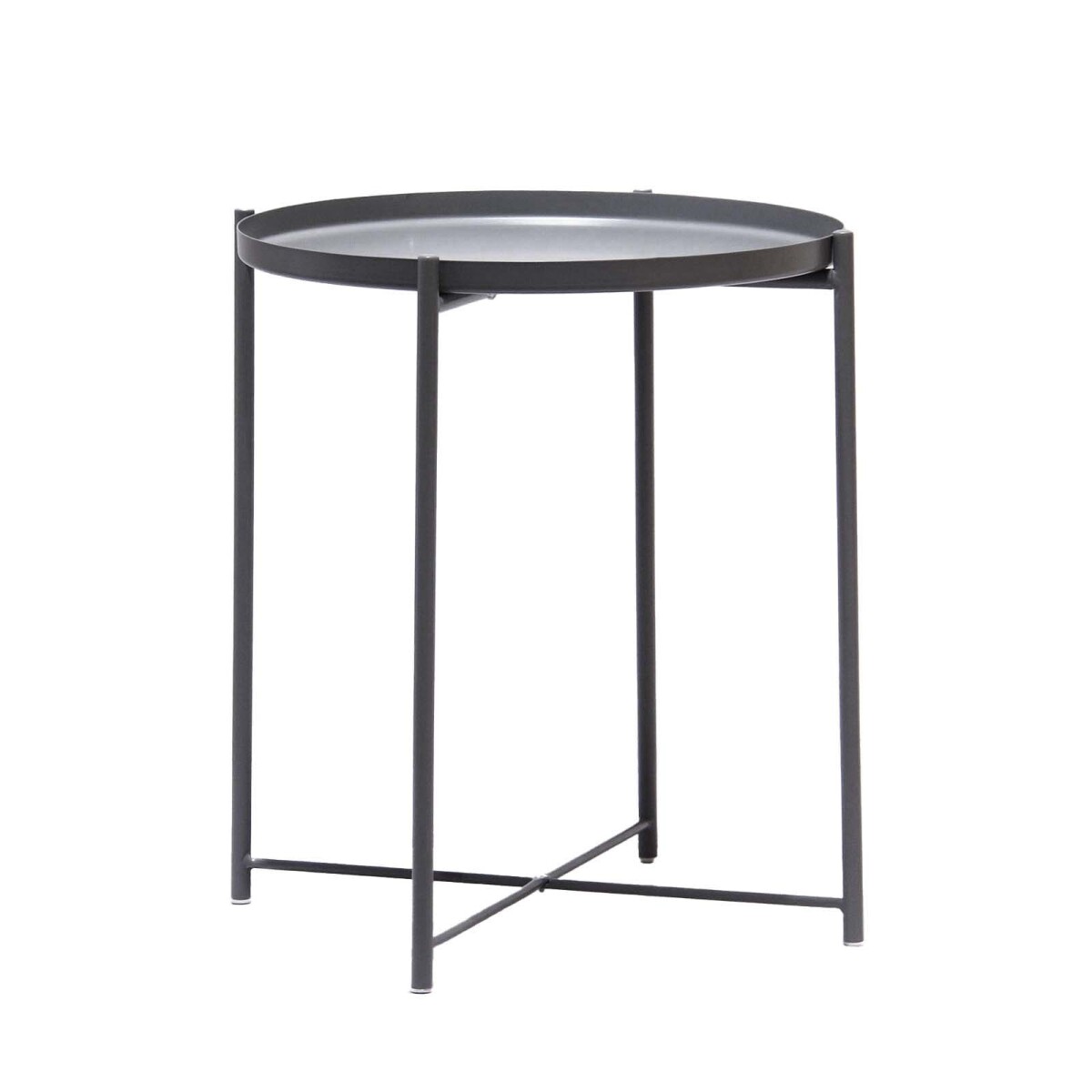 MESA DE ARRIME - METAL NEGRO JULIETTE 