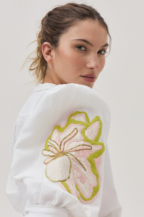 Camisa Begonia Blanco