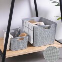 CESTO CANASTO ORGANIZADOR 12LTS 32X21X18CM CESTO CANASTO ORGANIZADOR 12LTS 32X21X18CM