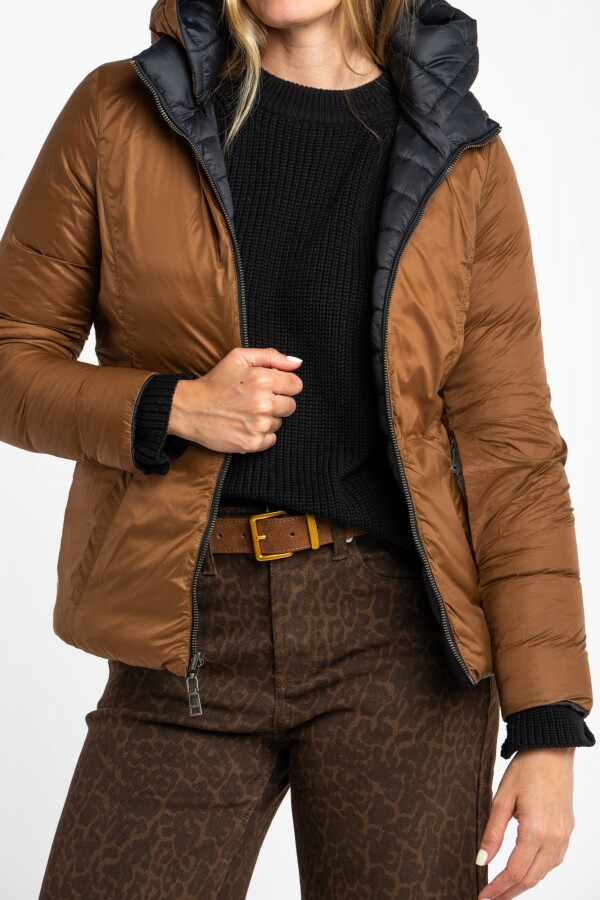 Campera Reversible Negro