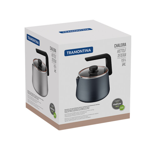 Caldera gris mango recto 2.3Lt. -TRAMONTINA TR5889