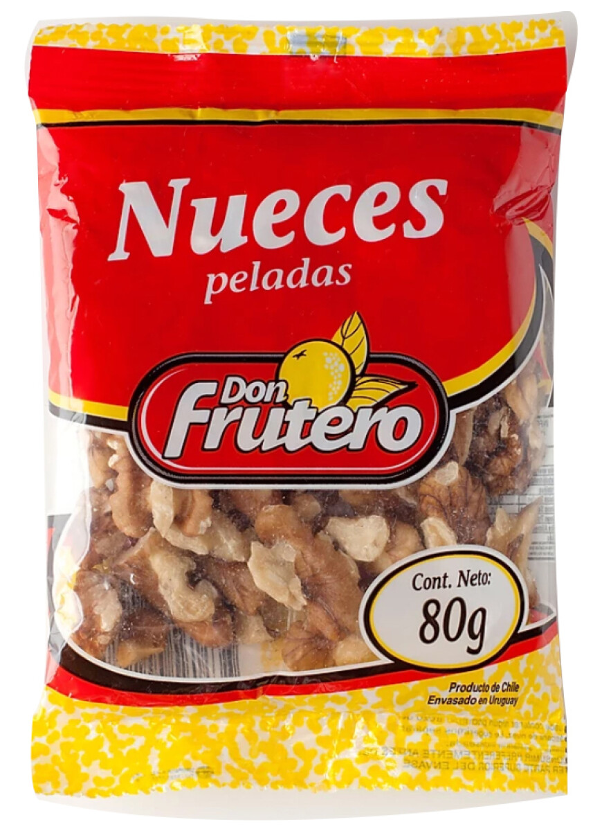 NUECES PELADAS 80 GR DON FRUTERO 