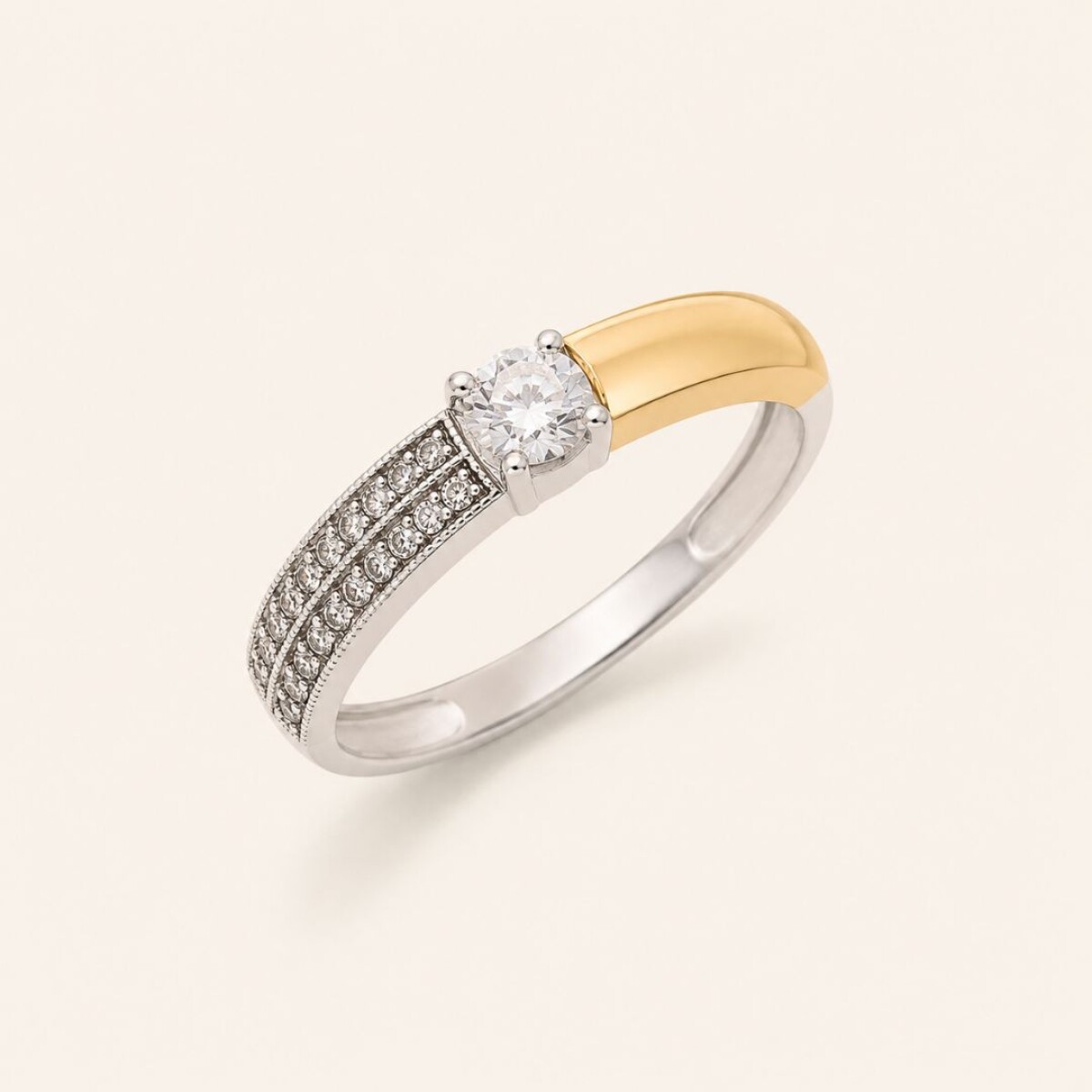 Anillo Eterna - Plata y Oro 