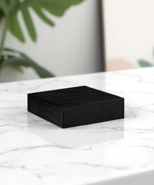 Caja rígida 4 botellas 34x37x9 - 13759 - SETA NERO Caja rígida 4 botellas 34x37x9 - 13759 - SETA NERO