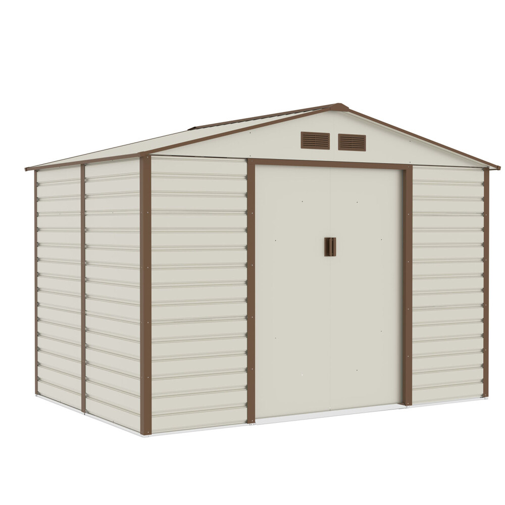 CASITA DE JARDIN ACERO NATURAL-BEIGE KUBO