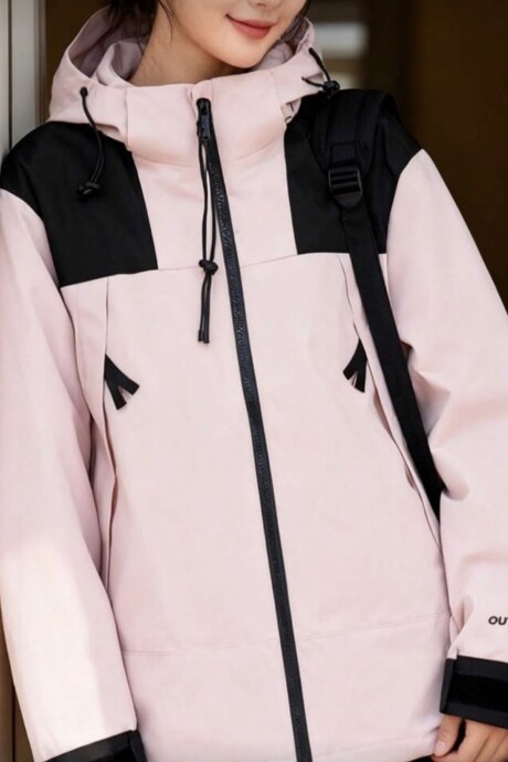 Campera impermeable RAIN Rosa