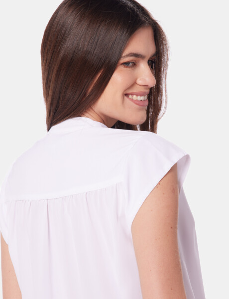 BLUSA MANGA CORTA Blanco