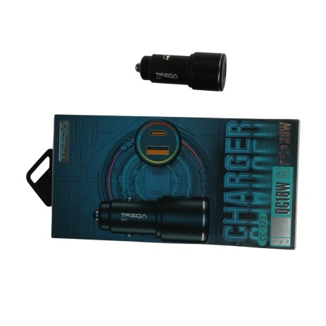 CARGADOR DE CARGA RÁPIDA AUTO USB A Y TIPO C 38W CARGADOR DE CARGA RÁPIDA AUTO USB A Y TIPO C 38W