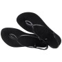Sandalias Havaianas Luna FC Mujer Negro