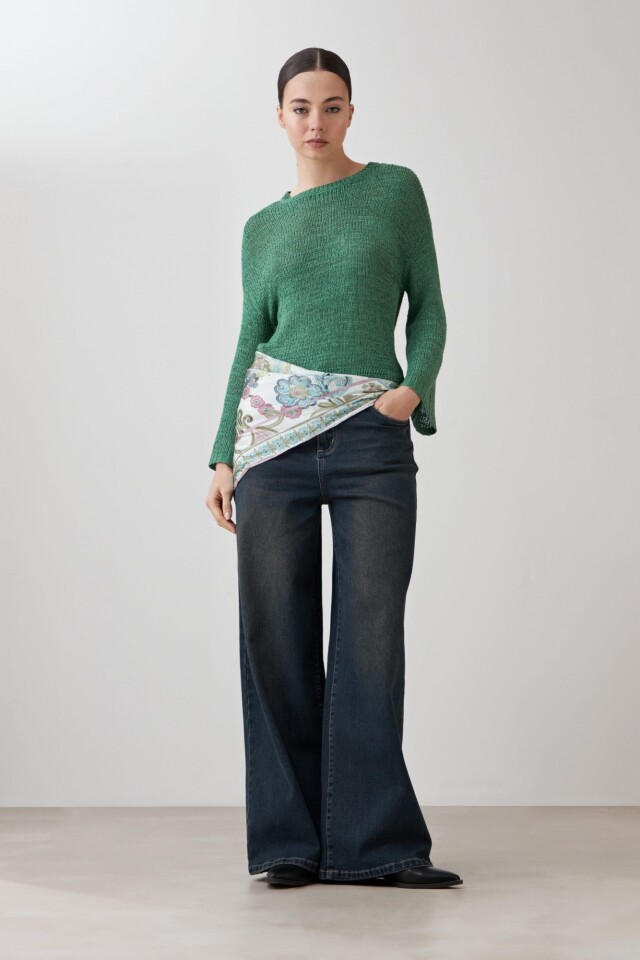 Sweater cinta verde