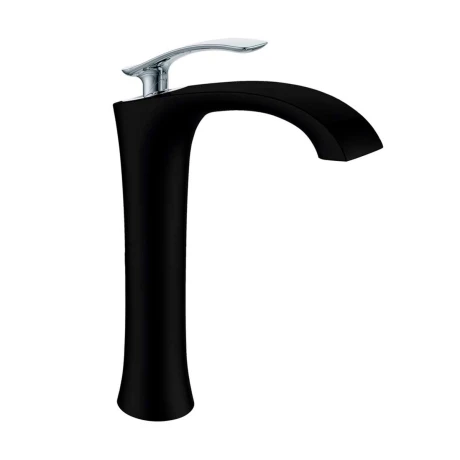 Griferia De Lavatorio Bajo Linea Marken Aqualia Negro C/Volante NEGRO