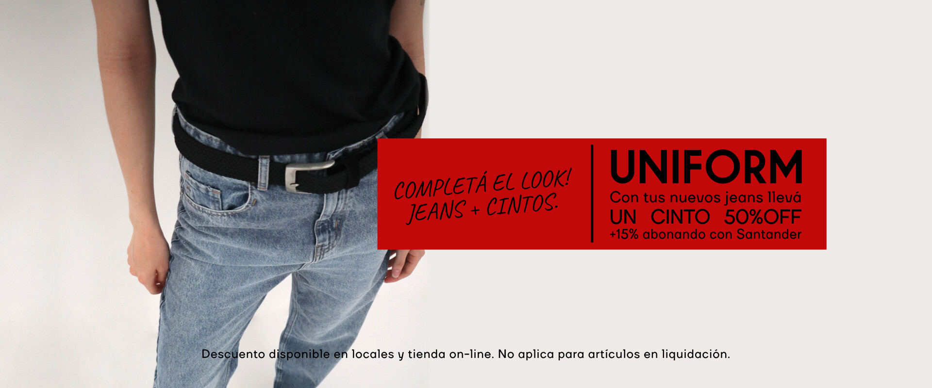 Promo Jeans + Cintos