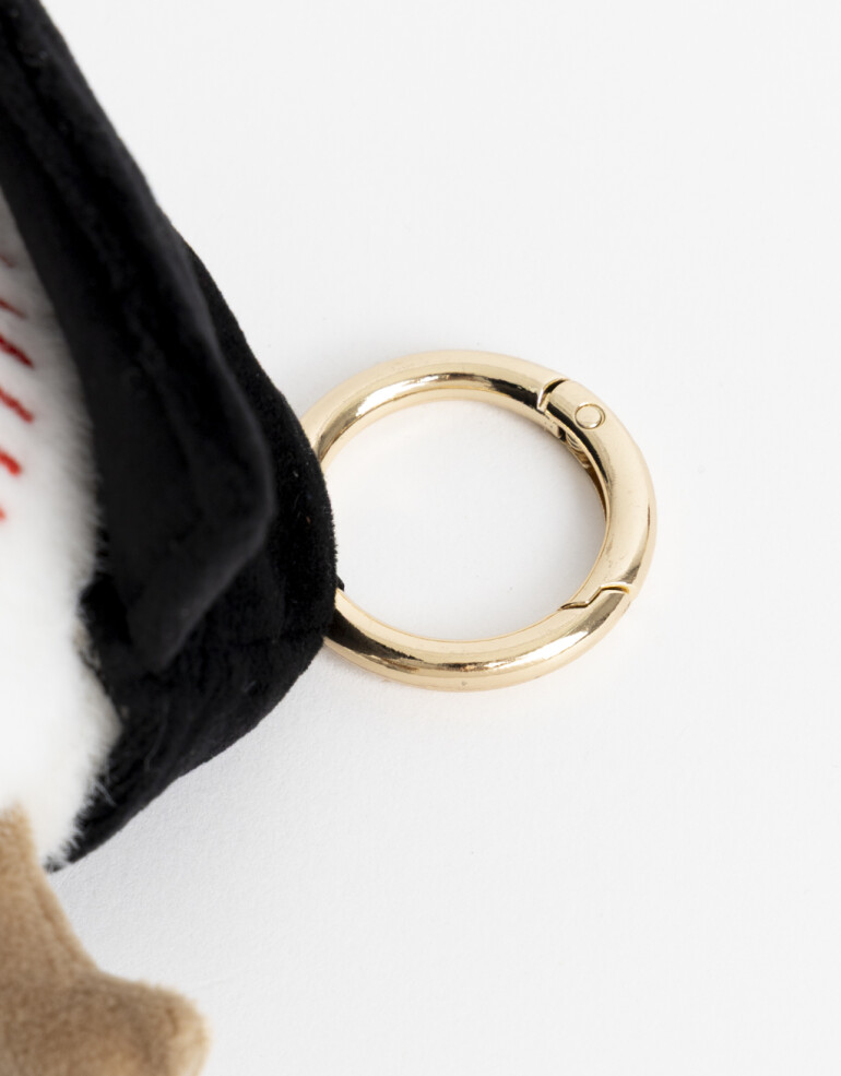 Llavero Cozy Llavero Y Bag Charm Pelota Baseball - Combinacion Multicolor