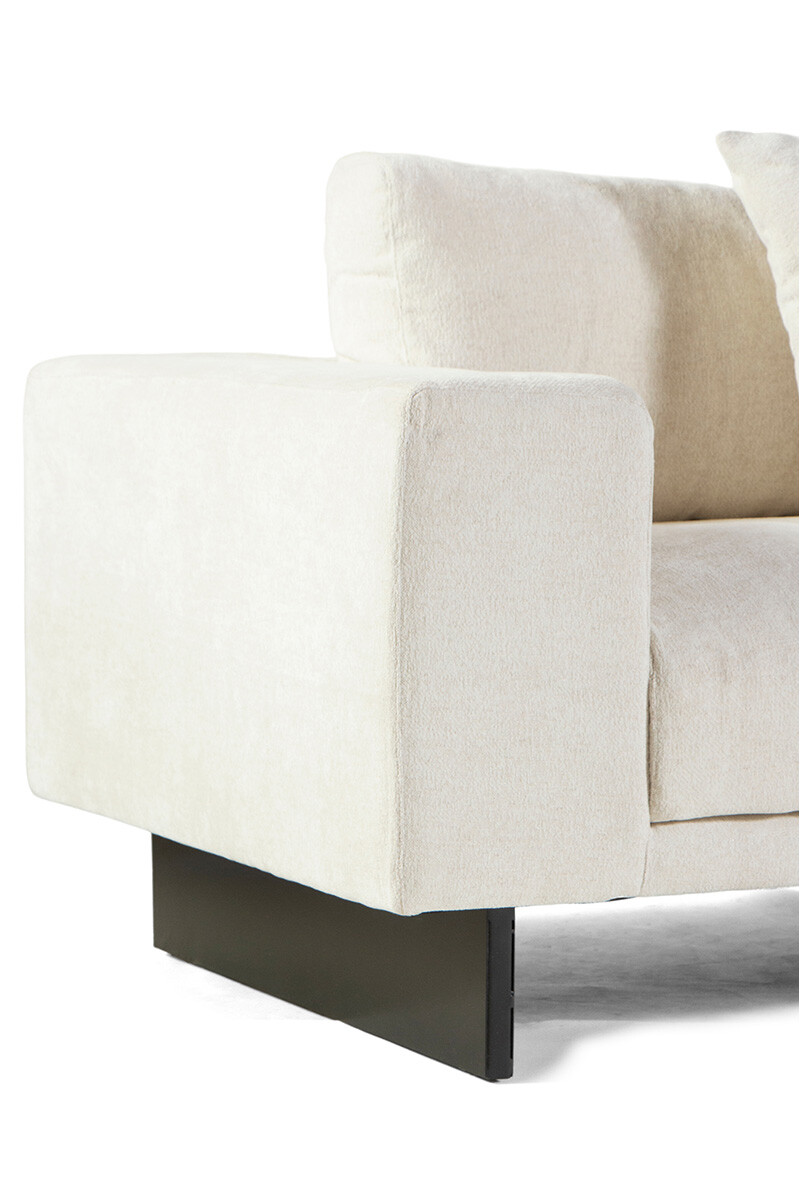 NEW YORK SOFA SOFA NEW YORK 3 PLAZAS TELA CAMARGUE NIEVE 230X100X62H CM