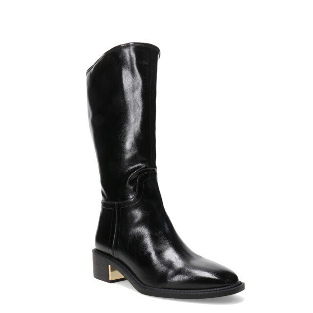 Botas de Mujer Miss Carol JUSTY en punta bucanera Negro