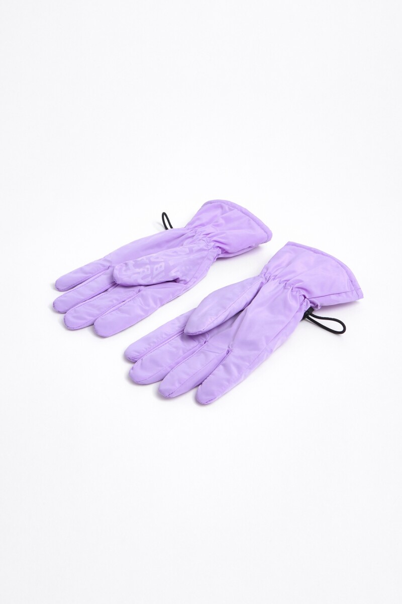 GUANTES LOGO DISTORB Rosa