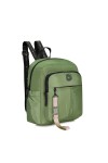 Mochila con llavero desmontable Verde