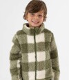 Campera infantil checks Verde claro