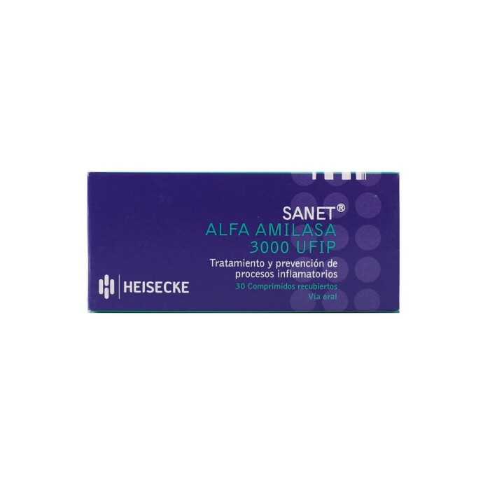 SANET ALFA AMILASA CJ X 30 COMP. REC. única
