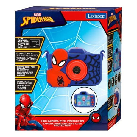 Cámara de fotos Lexibook Digital Multifuncional Recargable Spider Man