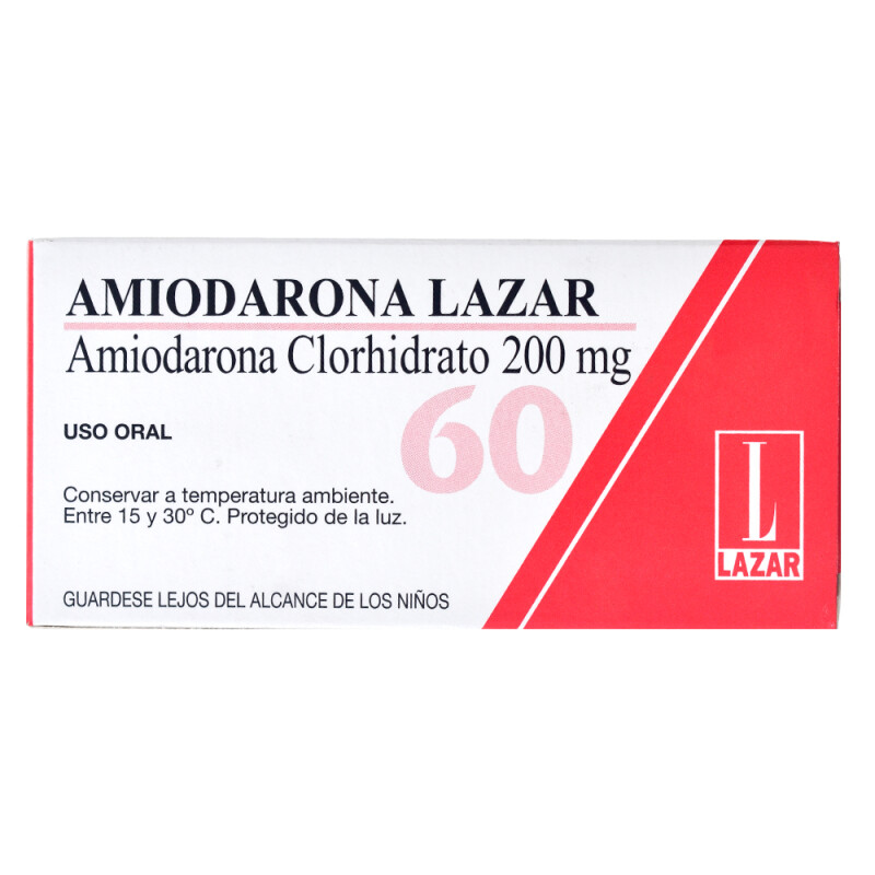 Amiodarona Lazar 60 Comp. Amiodarona Lazar 60 Comp.