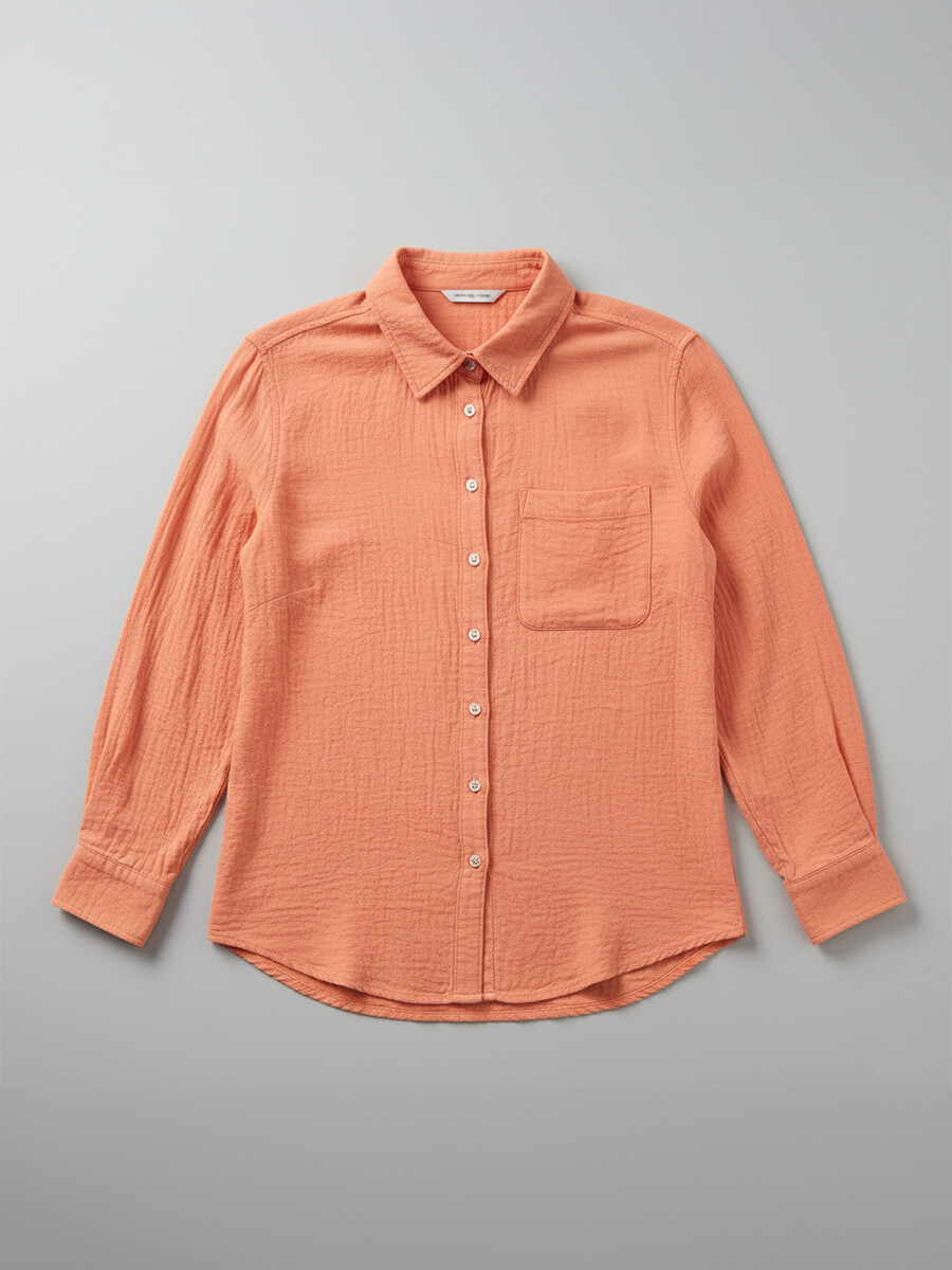 CAMISA IRMA REV - Naranja 