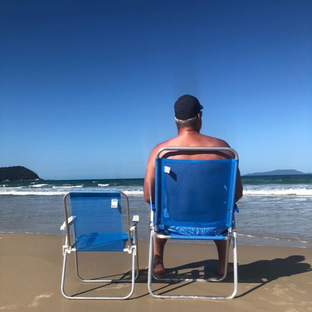 Sillón En Aluminio Nuevo King más Ancho Super Resistente 140 kg AZUL MARINO