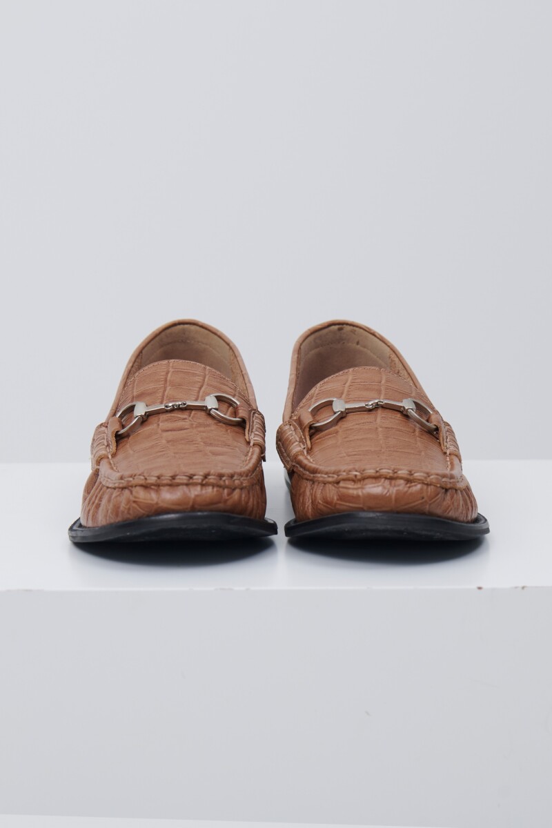 MOCASIN ESTRIBO CAMEL