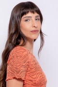 REMERA DEFRED Coral Oscuro