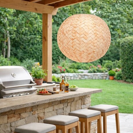 PANTALLA JAPON 40CM BEIGE