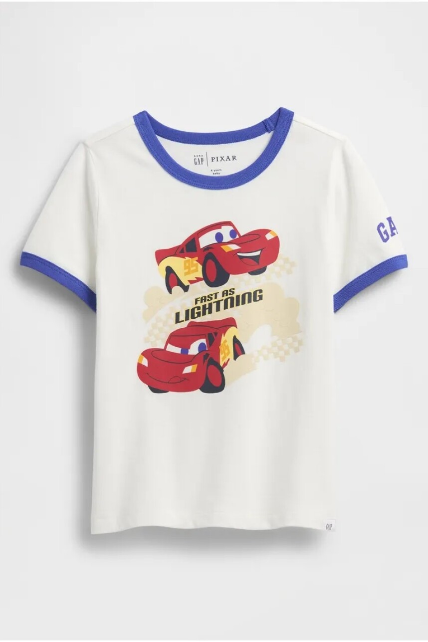 Remera Disney Toddler Niño New Off White