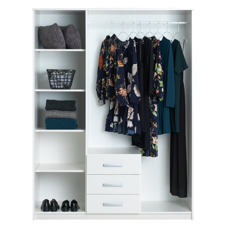 Armario Vellerup 151X200 Combi Blanco