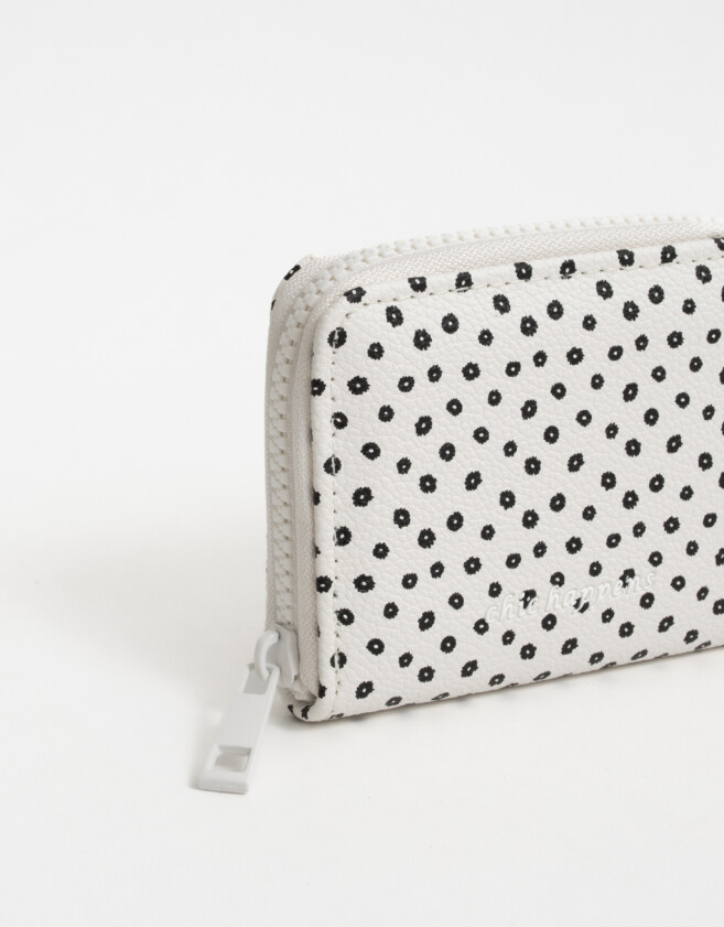 Billetera Billetera Cuerina Flores - Estampado Flores