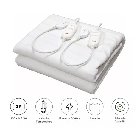 Set Invierno Manta Frazada Polar 2Pzas + Calienta Cama CuorI Gris