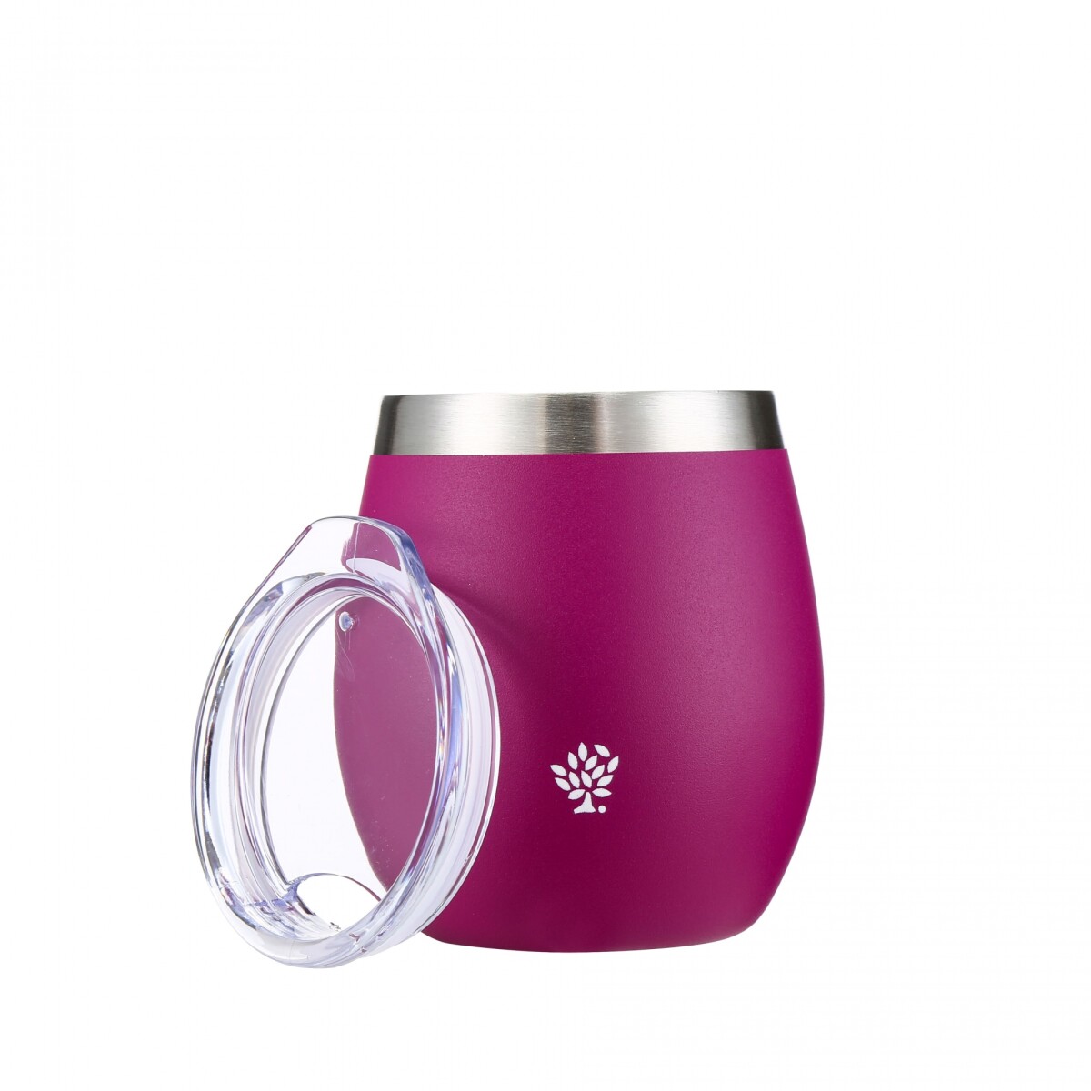 MATE TERRANO ACERO C/ TAPA 130ML - PURPURA 
